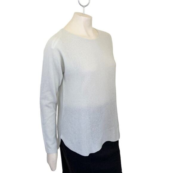 NEW MAX STUDIO Pure Cashmere Sweater in Pale Blue Green SZ M - Picture 4 of 9